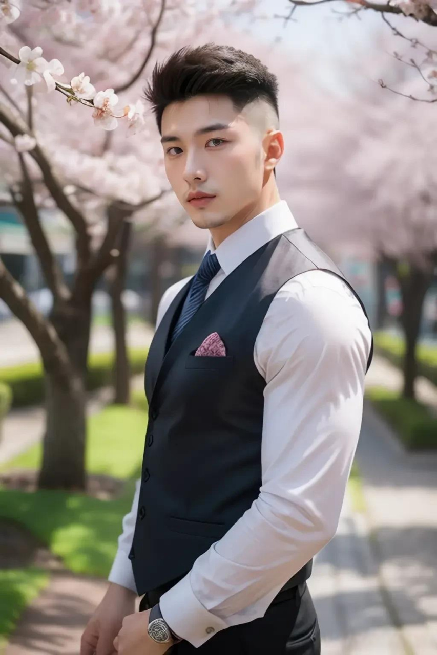 男神风采再现 穿西装得男人 西装氛围感帅哥 正装职男 魅力型男大