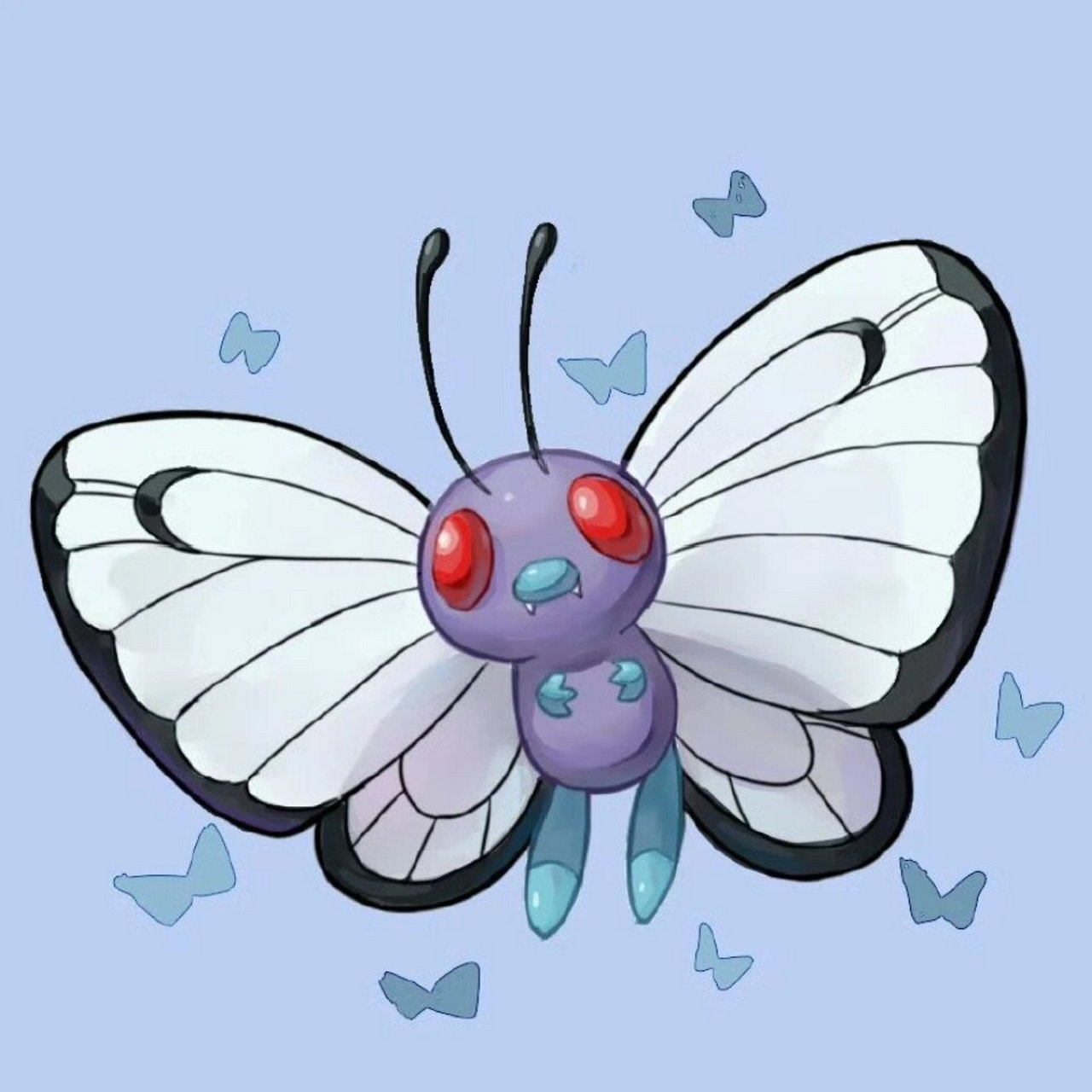 画宝可梦 巴大蝶