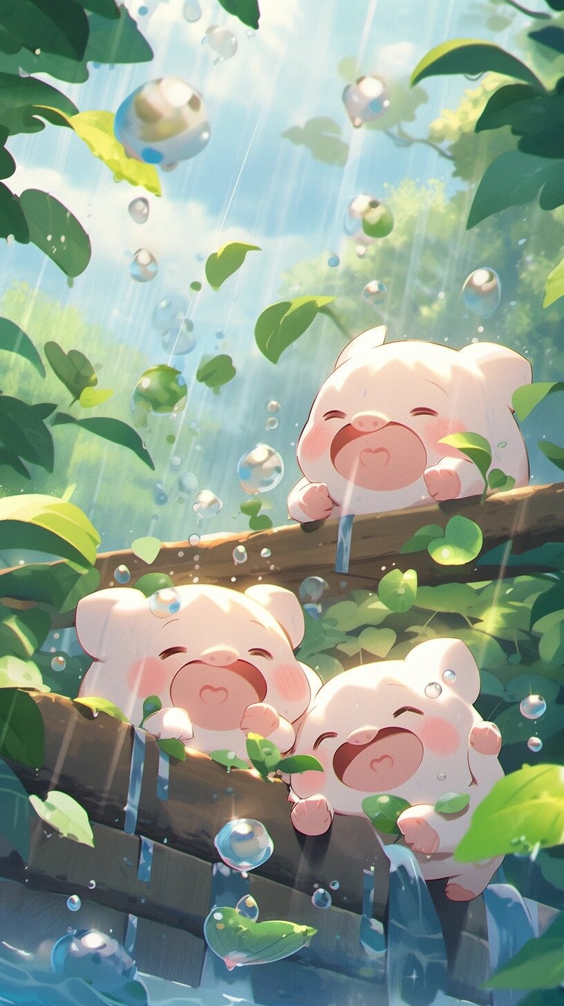 猪猪的小确幸:面对雨天的简单快乐99
