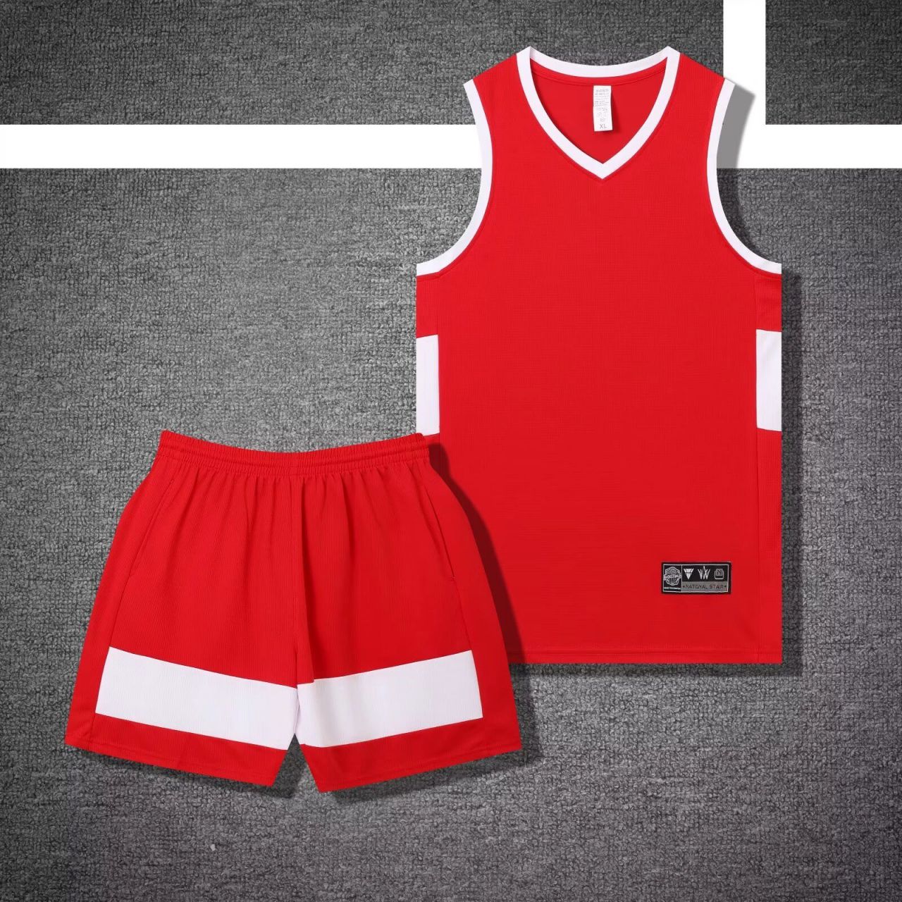 中国队23世界杯篮球球衣同款55一套包含定制 这是中国队世界杯李凯尔