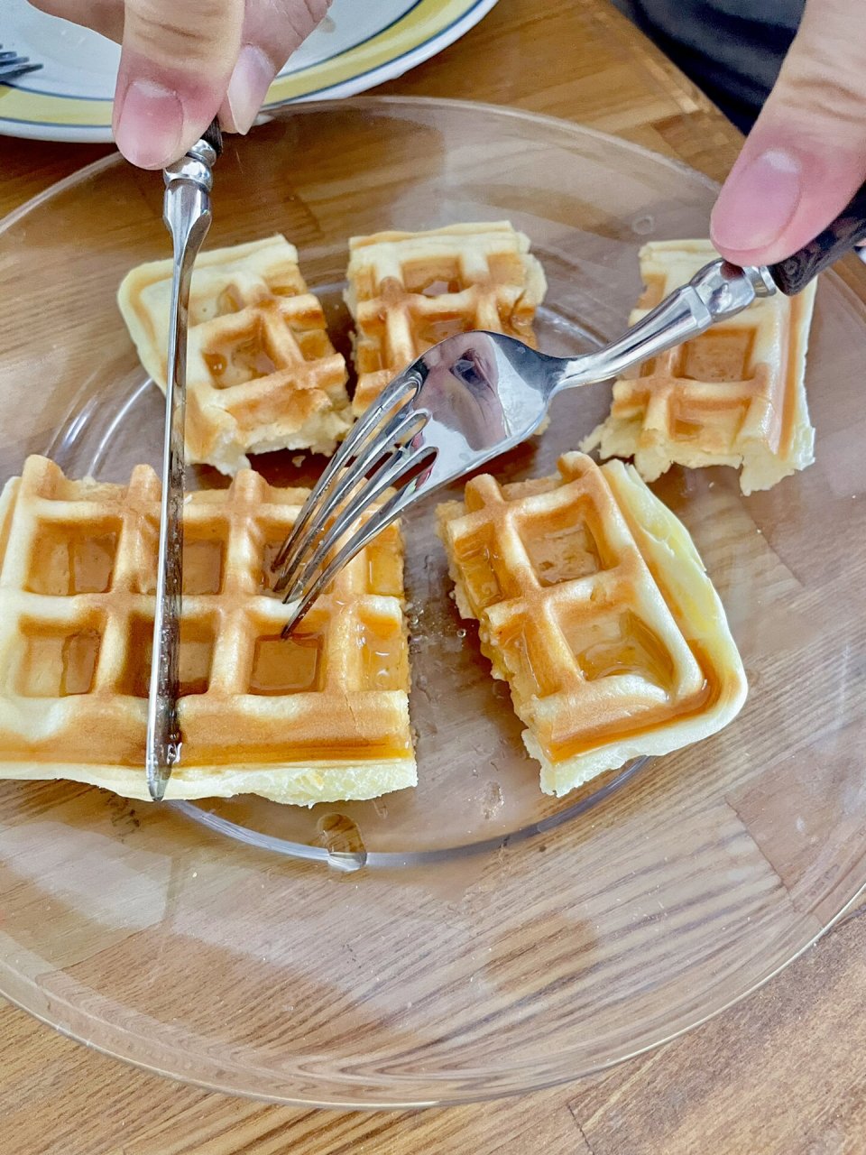 🧇waffle|简简单单华夫饼(无泡打粉无酵母版 搅搅拌拌十分钟做好