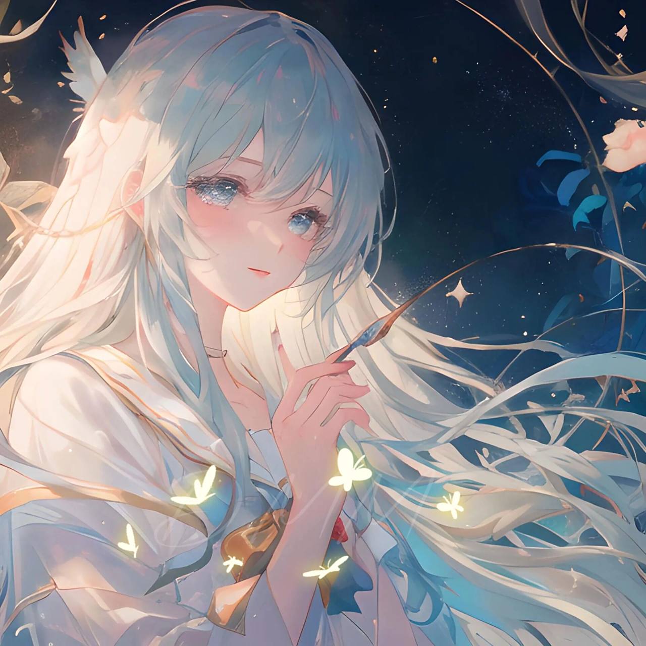 梦沉星河|看起来清冷气质的动漫女头