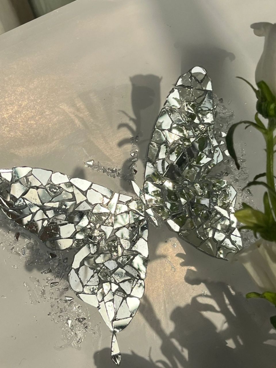 破镜不能重圆 但可以用更美好的姿态重现 	 在阳光下折射的光影 绝美