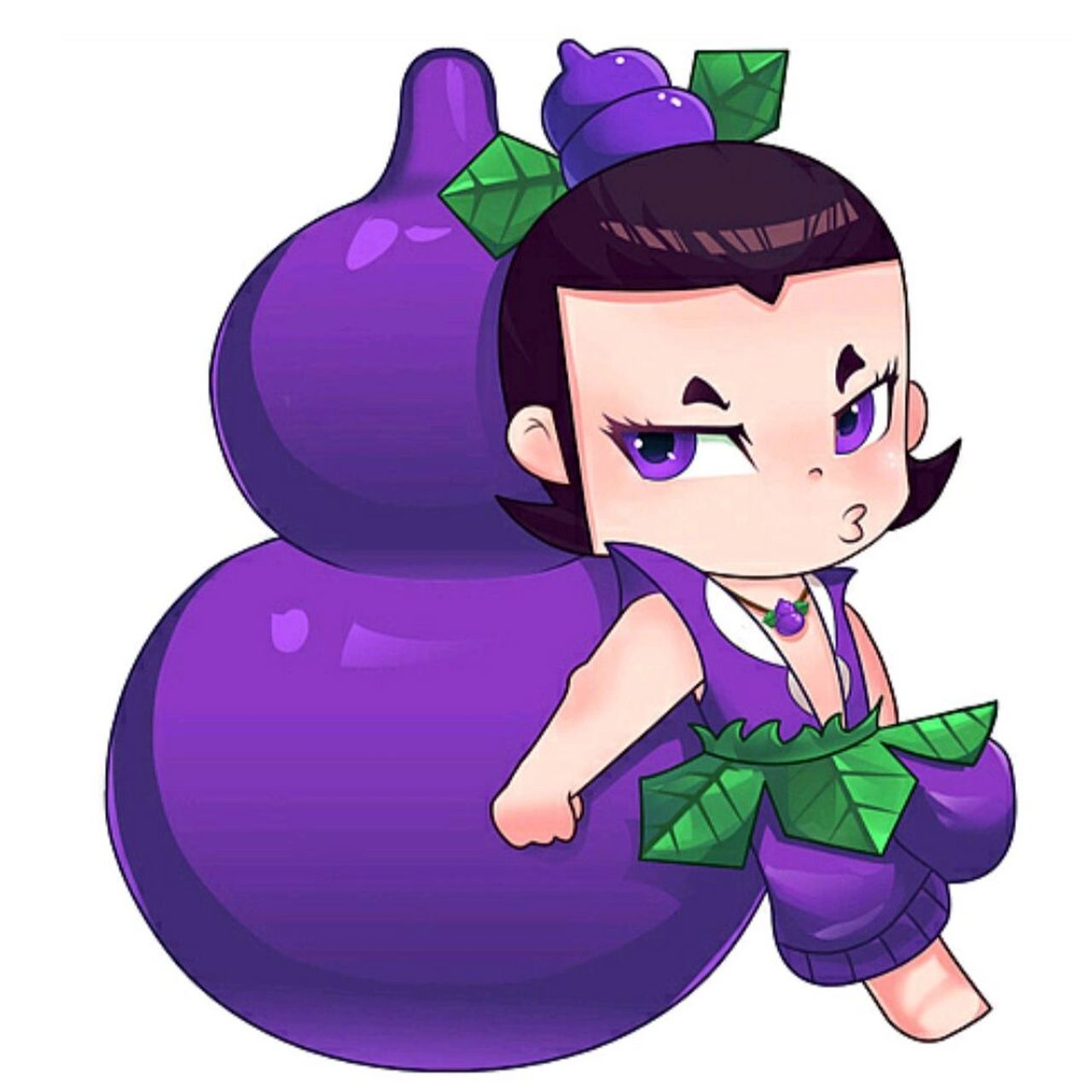 葫芦兄弟系列‖七娃紫娃 96七娃紫娃,天生自带葫