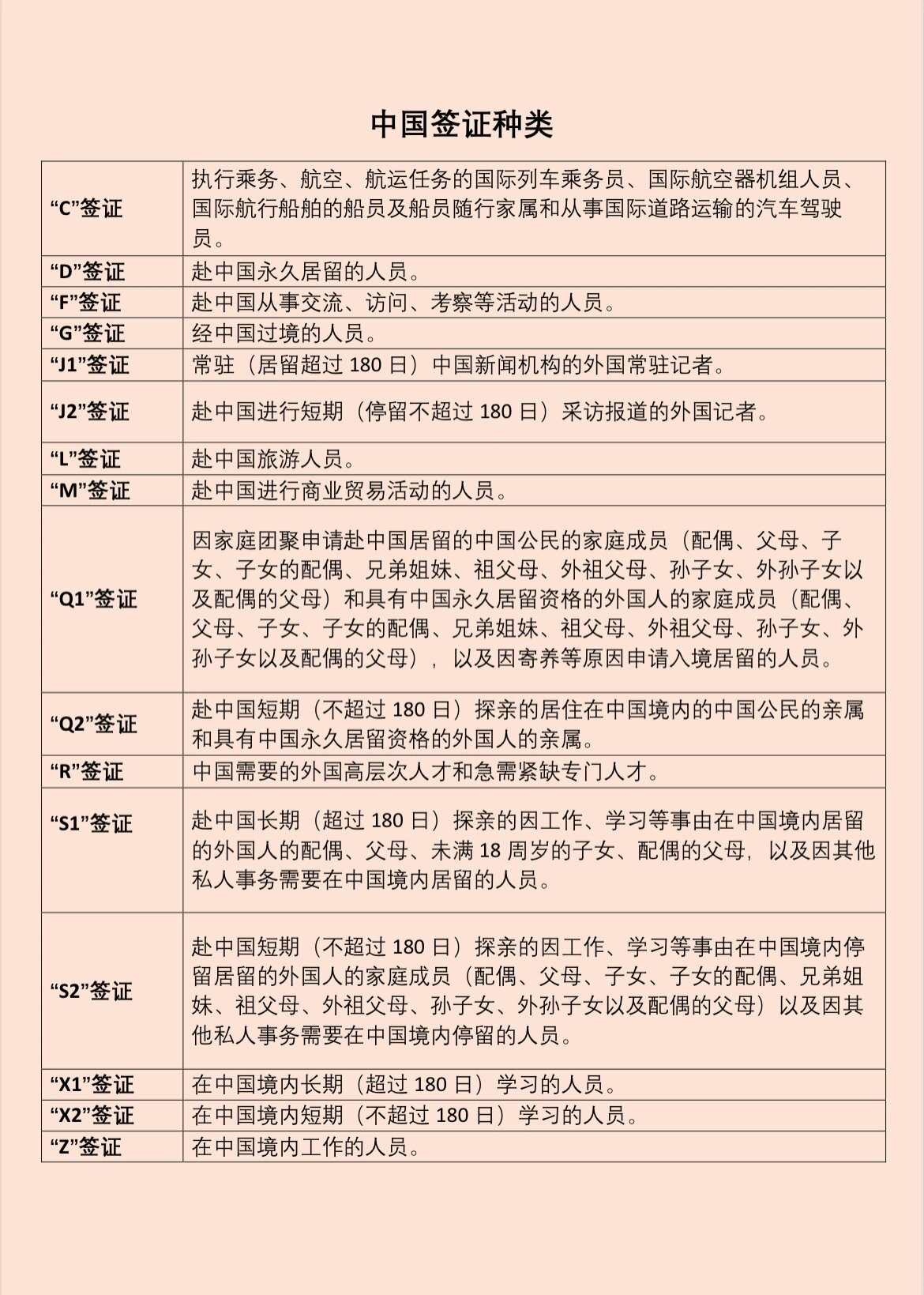 签证样式图片