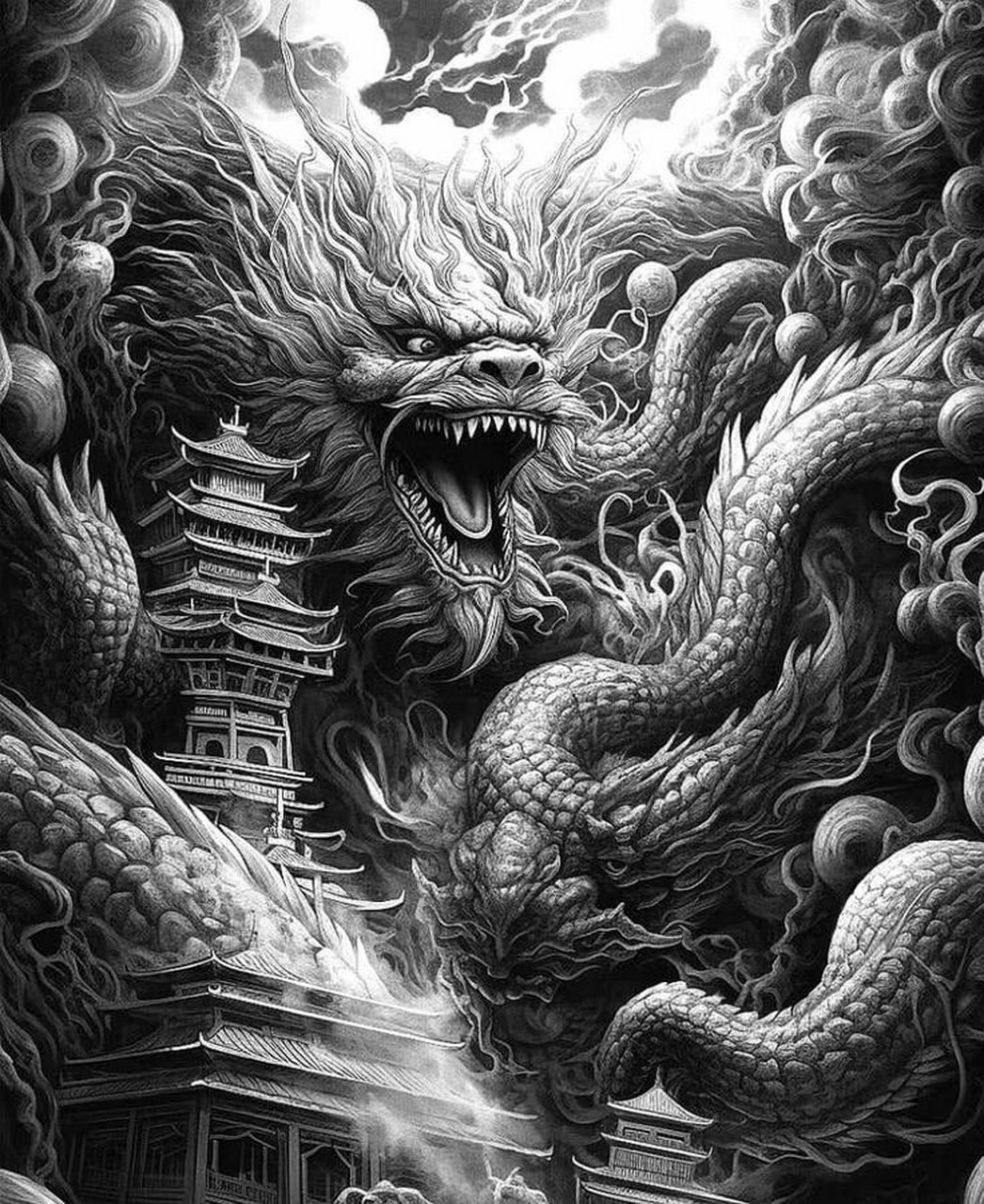 一组麒麟纹身图案图片推荐 #麒麟纹身# #纹身图案图片大全##乌鲁木齐