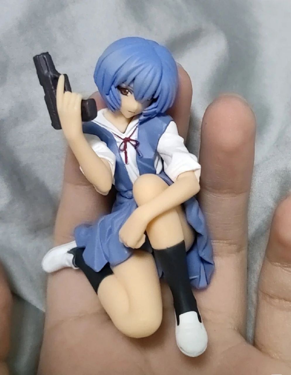 cos了一款绫波丽手办 看在我这么努力的份上