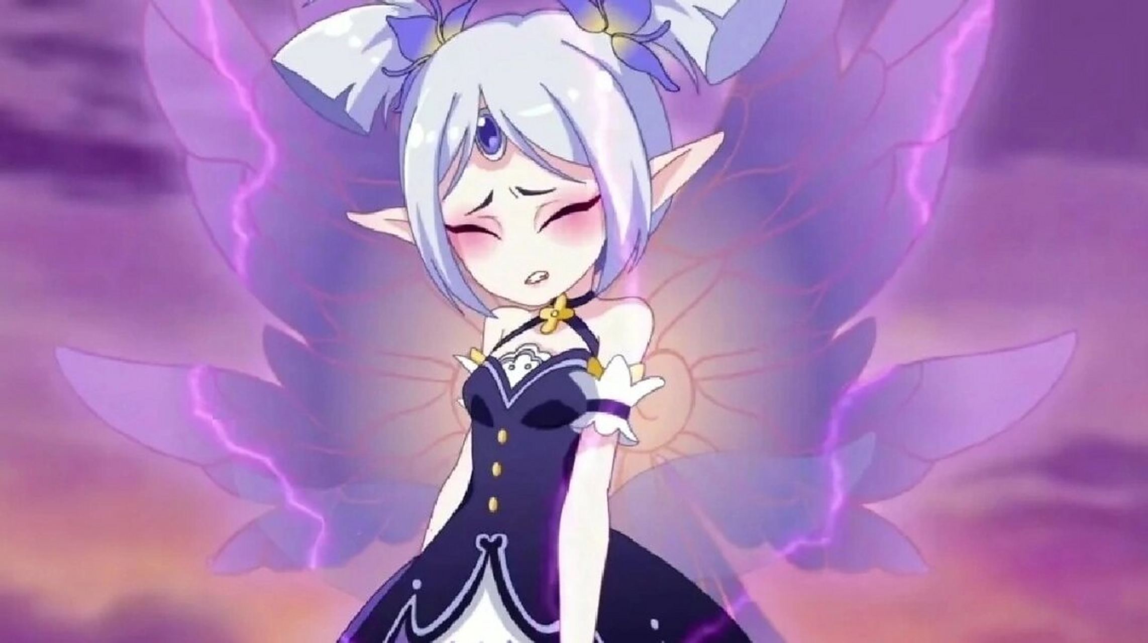 鸢尾花精灵王爱丽丝原始,黑化,进化形态 鸢尾花花语:美好的结局