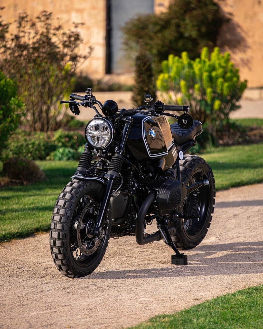 宝马拿铁改r100油箱.