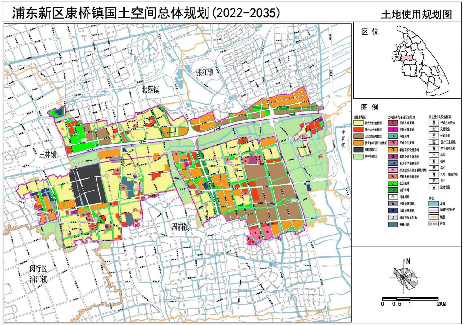 浦东康桥镇规划     浦东新区:康桥镇规划(部分图)
