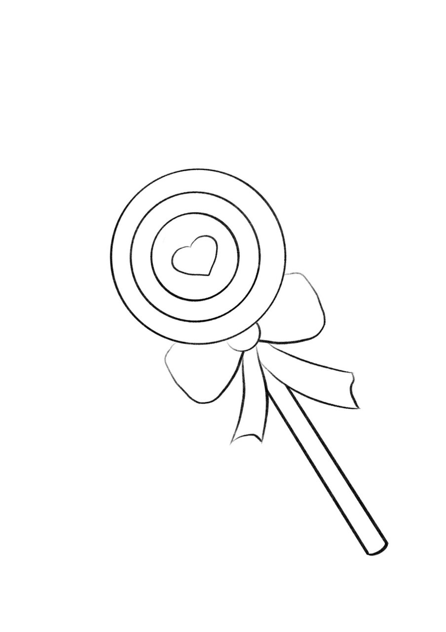 小学生棒棒糖简笔画教程 小学生喜欢的棒棒糖来啦 怕,儿童棒棒糖简笔