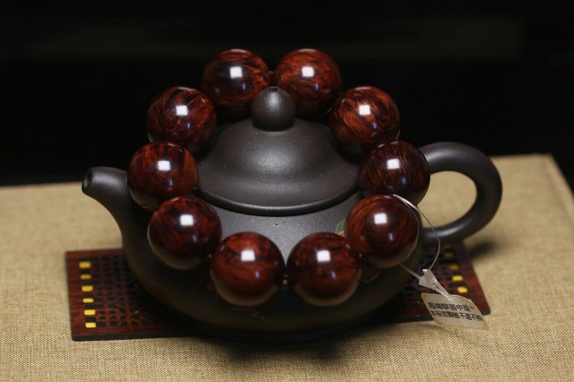 5手串 海南降真香红降花梨公2.