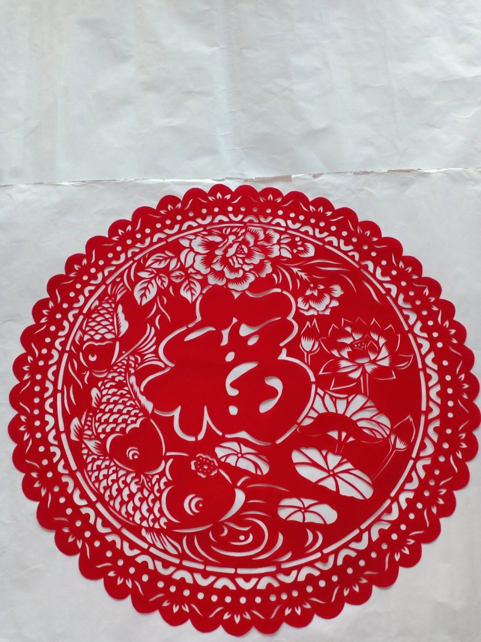 【刻纸欣赏】分享一组五六年前刻的新年福字