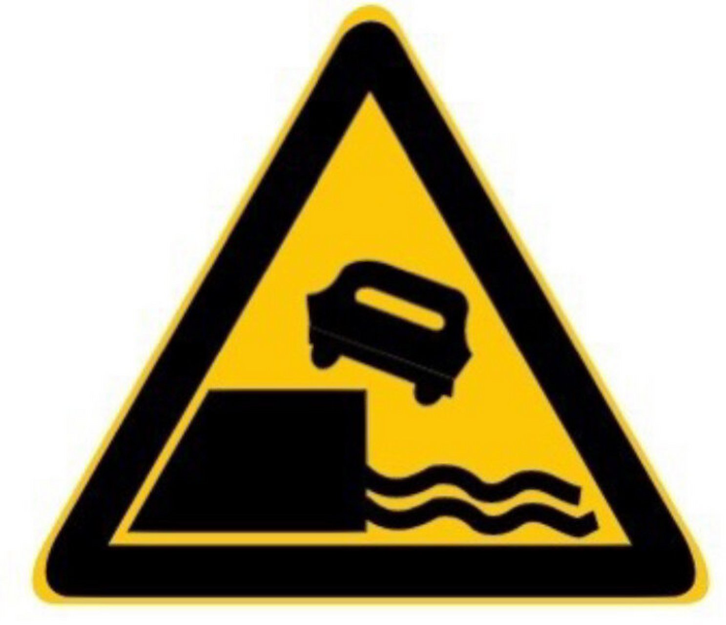 这个标志是何含义? a.堤坝路 b.临崖路 c.傍水路 d.易滑路