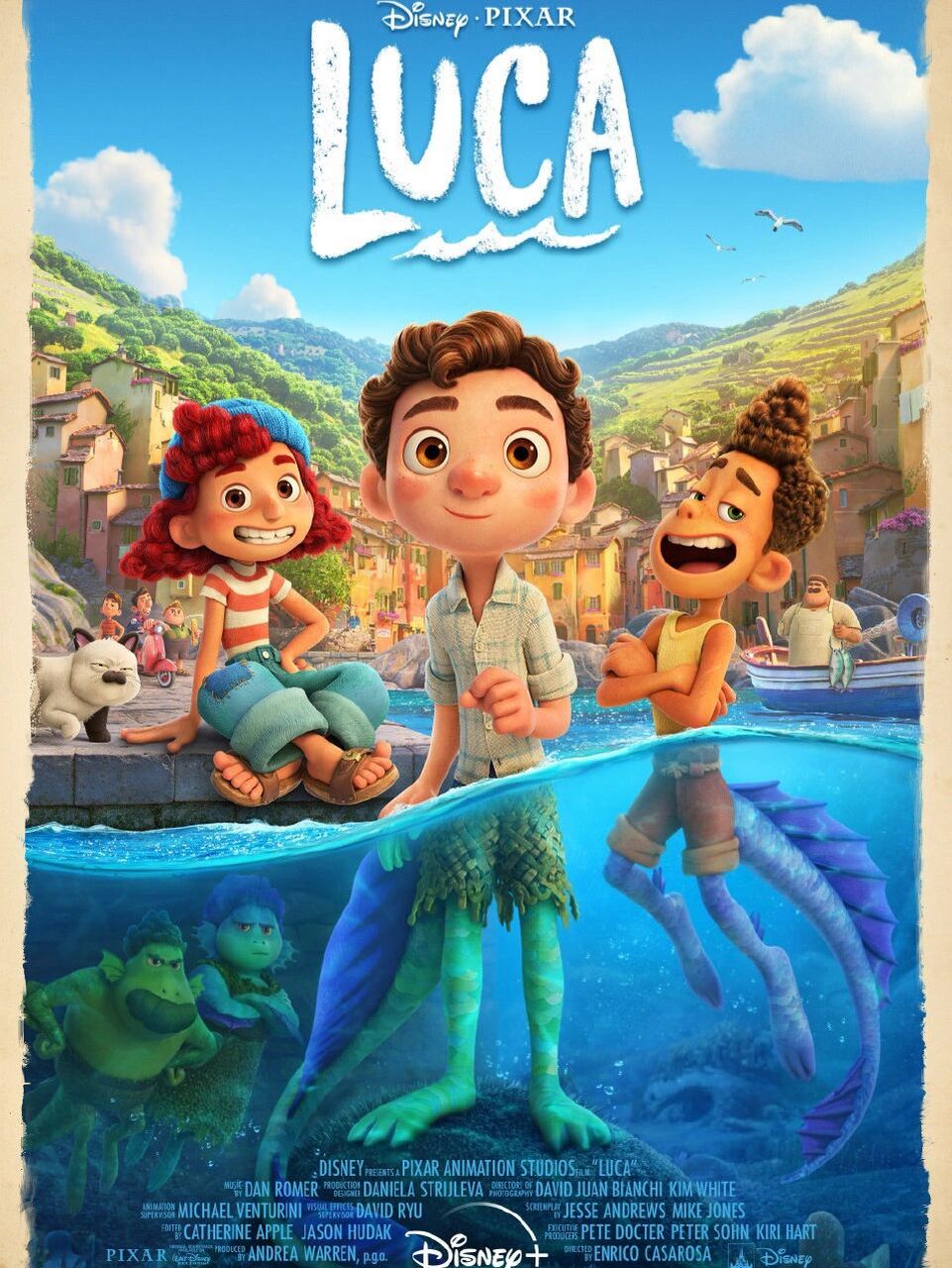 9191 95电影名称:《luca》《夏日友晴天》 95豆瓣评分:7.