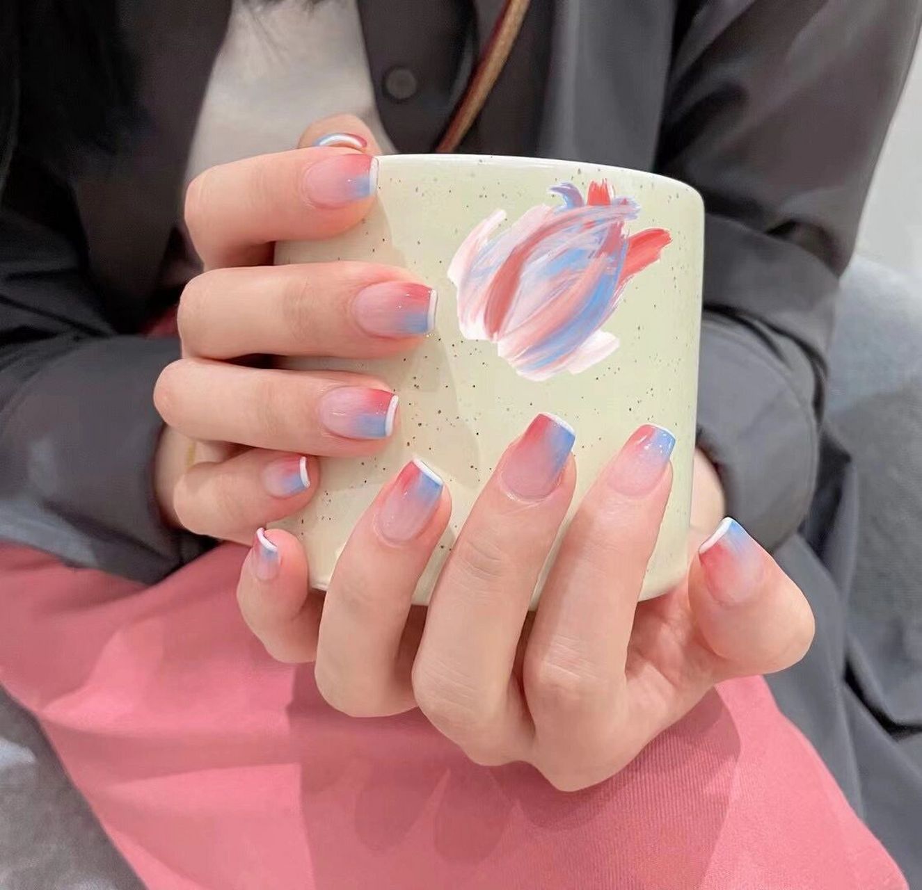 7515肖战光点美甲|自古粉蓝出cp96 肖战光点封面找到了灵感78