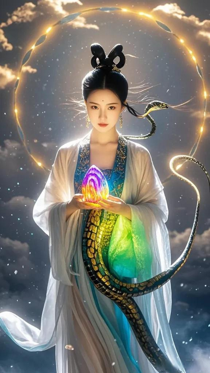 玉钩瑶佩,美人轻舞. 中国神话 女娲娘娘