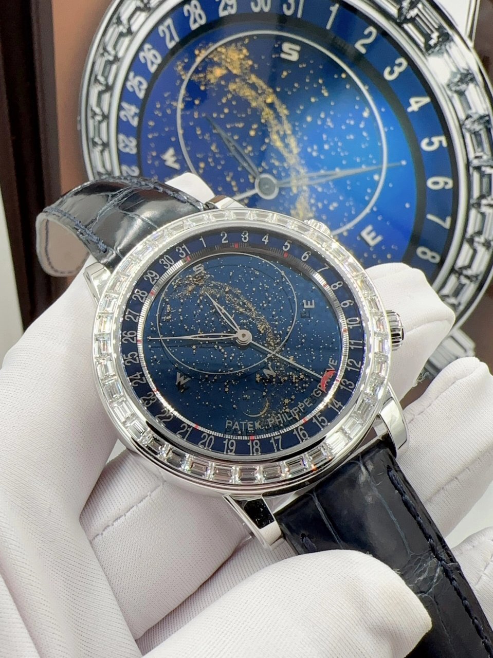 百达翡丽6104g,宇宙星空,满天繁星 百达翡丽星空6104g,奢华与精致的