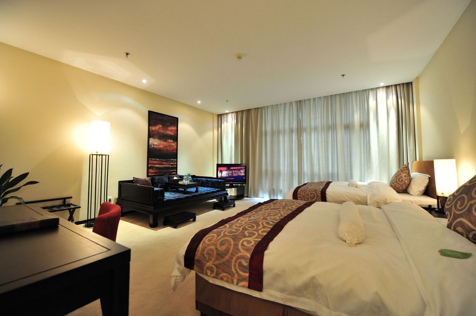 营口熊岳天沐温泉度假村 六百元左右一间房,酒店有各种房型一百余间