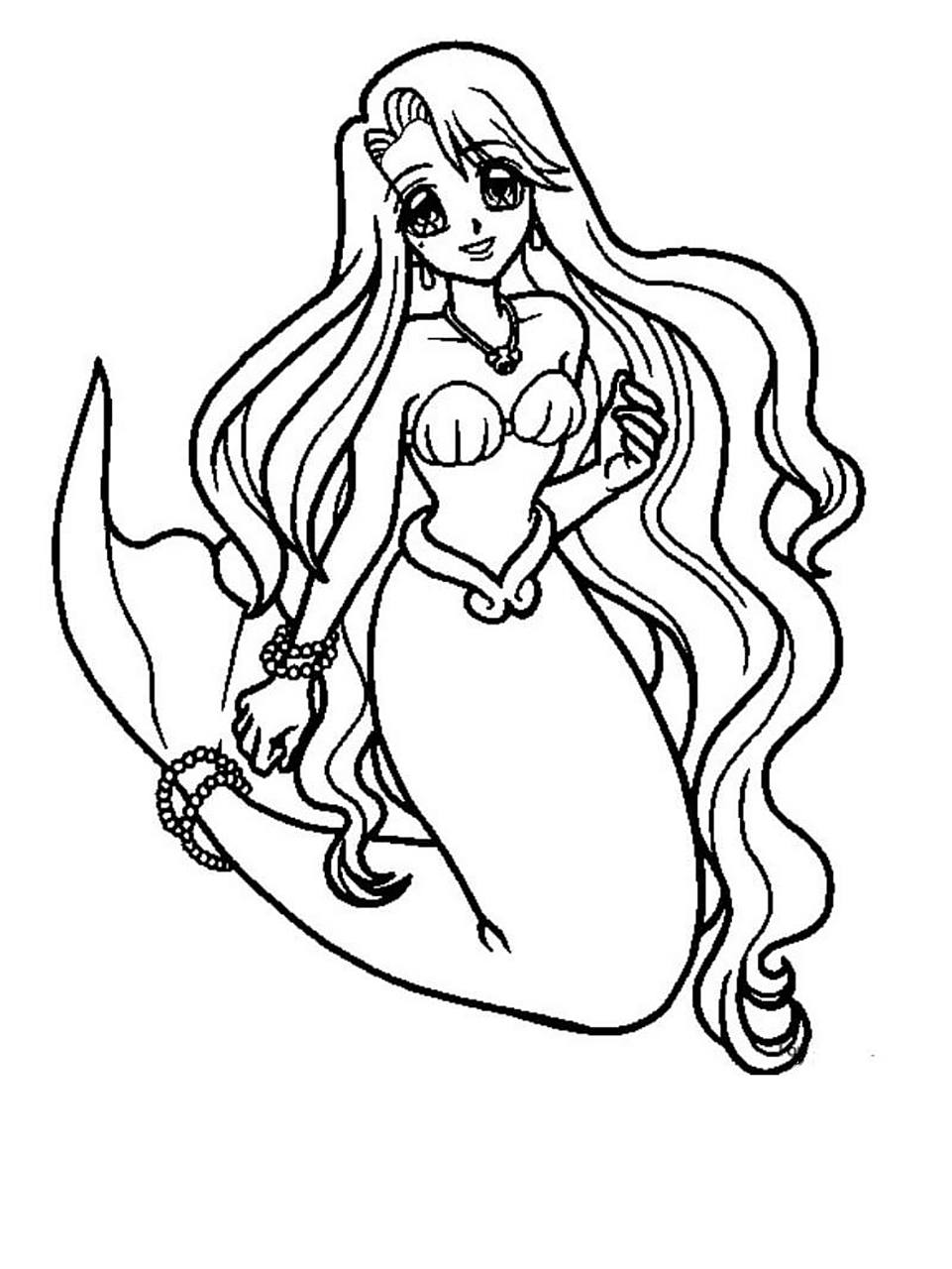 美人鱼 | 简笔画 | 绘画素材        美人鱼 | 简笔画 | 绘画素材