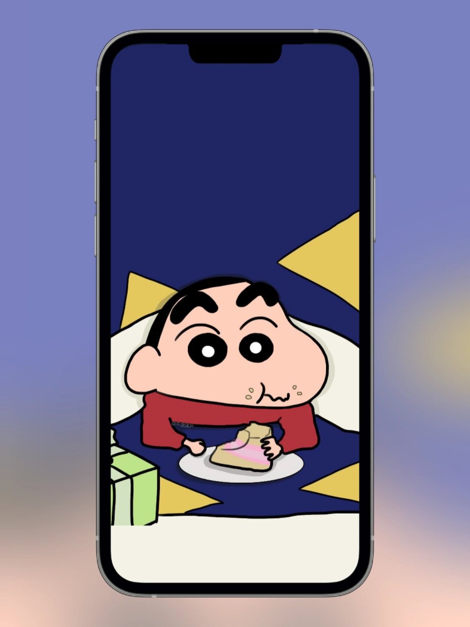 iphone壁纸|蜡笔小新4k高清简约壁纸 原图后台d
