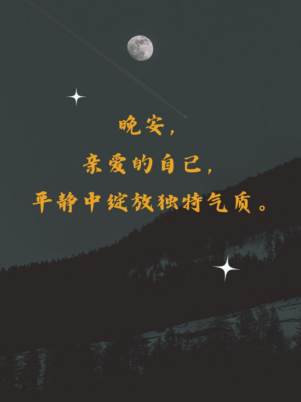 🌹 夜深了,对自己说句晚安,保持那份优雅.