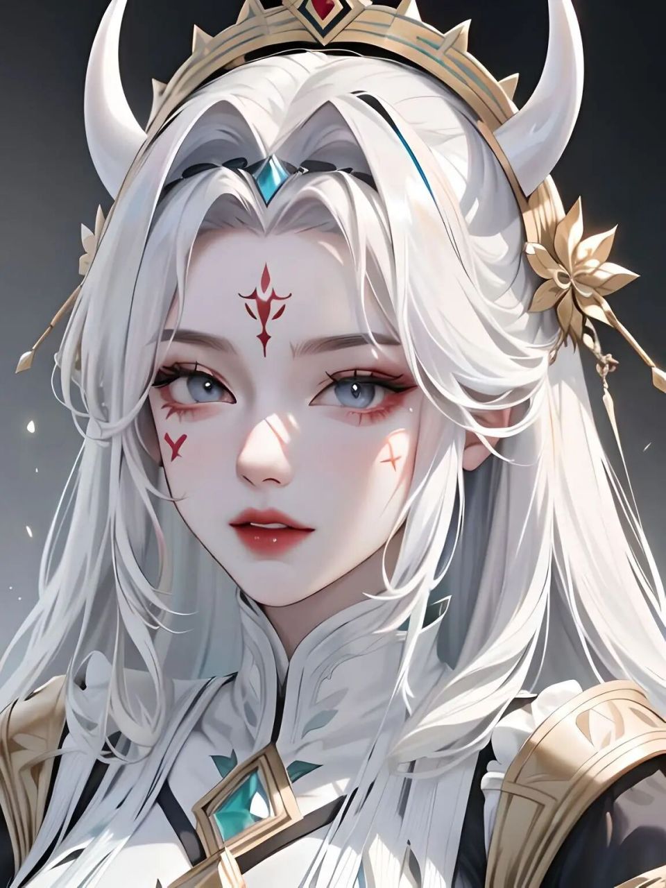 龙女头像|白发龙女好飒