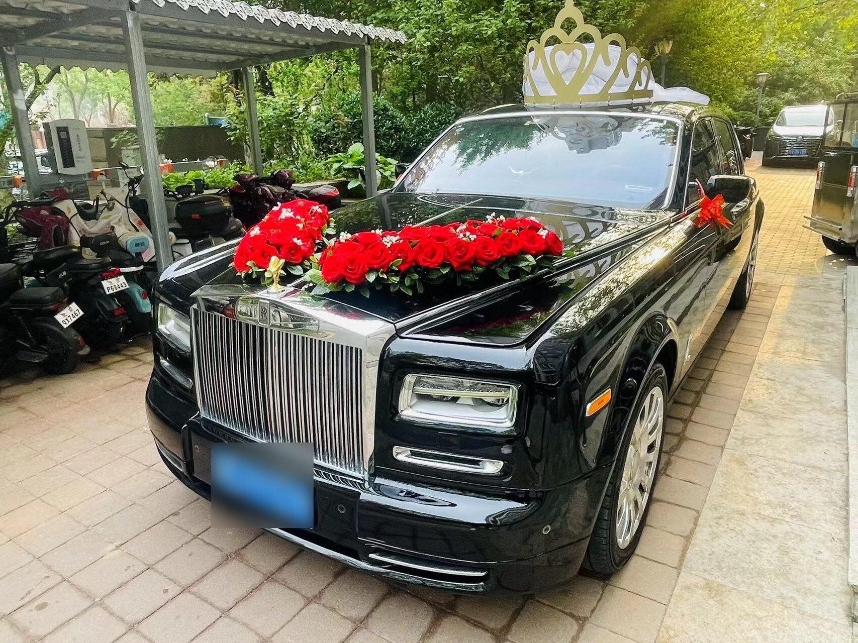 4月27日北京通州婚车幻影77g8888元.劳斯莱斯幻影775台大g.