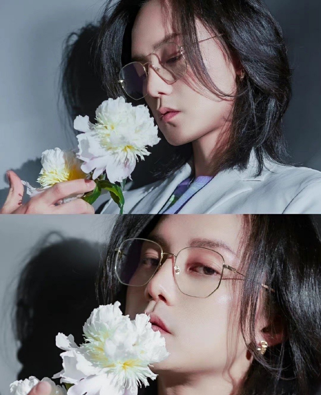 尹正长发# 尹正头发已经这么长啦,长头发还挺飘逸,还有点摇滚范儿这 