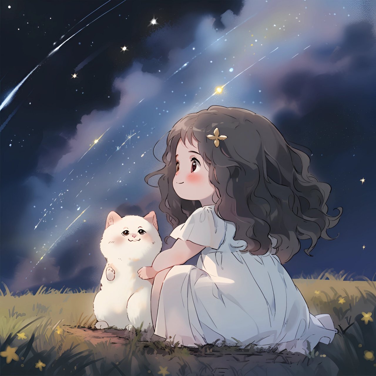 超级可爱又治愈的女生头像98 如果未来无法预料,那就别吝啬爱与生活