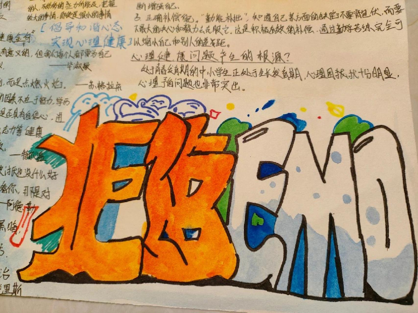 心理健康主题手抄报 心理健康主题手抄报