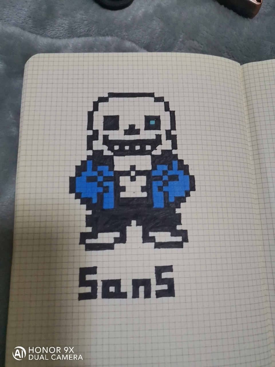 sans像素画 sans像素画 一次成功!(dege!