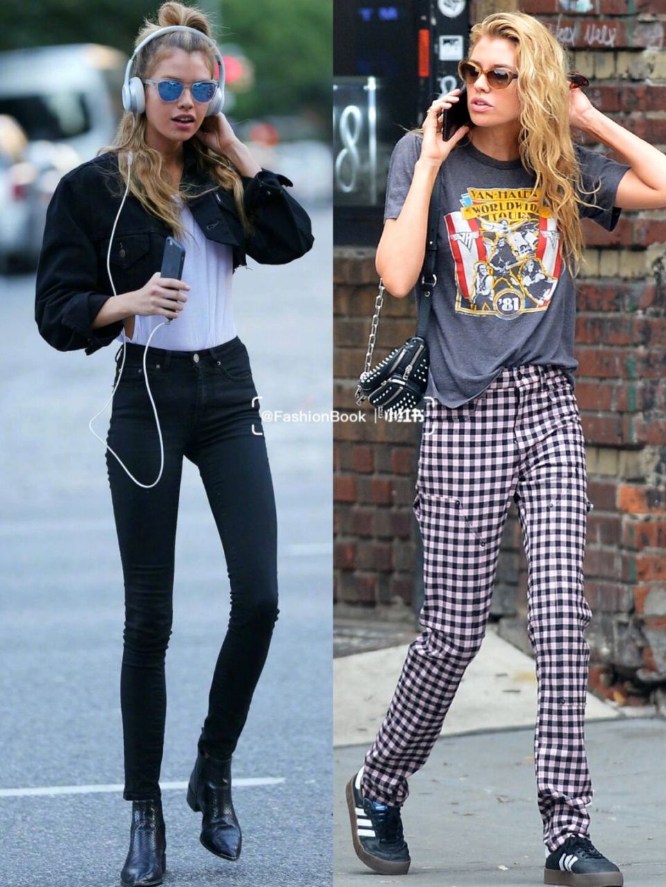 呆拉 stella maxwell街拍私服合辑,简直是梦中情腿!