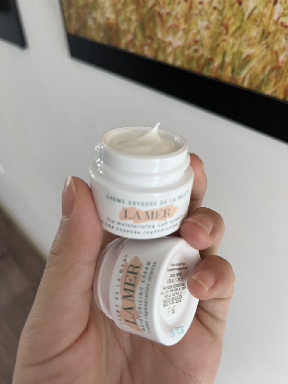 lamer海蓝之谜面霜小样真假对比鉴定辨别 这么贵的面霜,先买个小样试