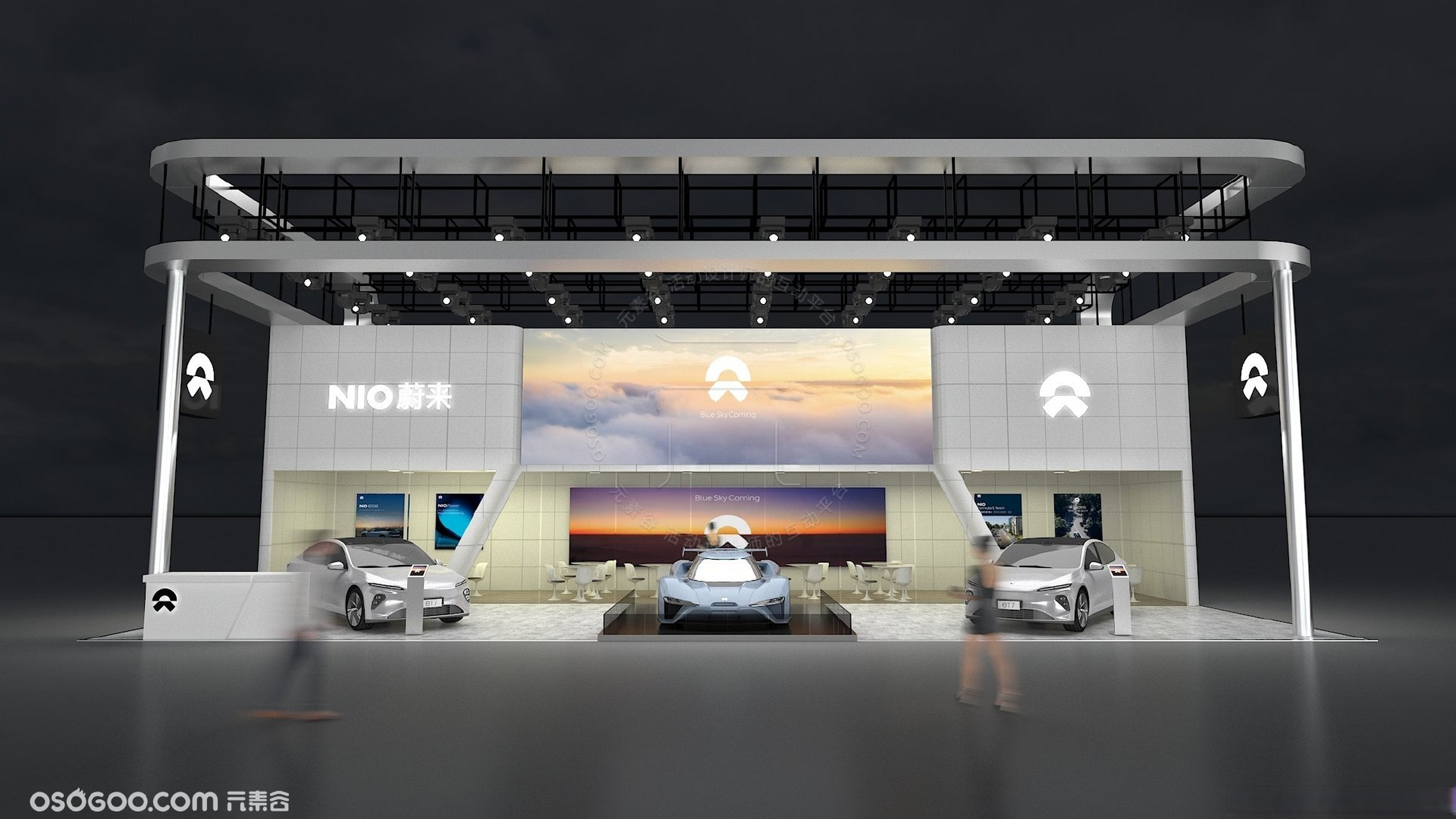 nio蔚来展厅设计.via:飞翔的蛋  #元素谷