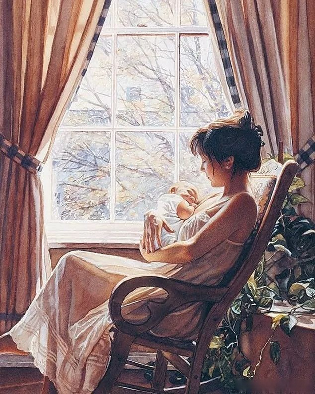 史蒂夫·汉克斯(steve hanks)水彩人物画
