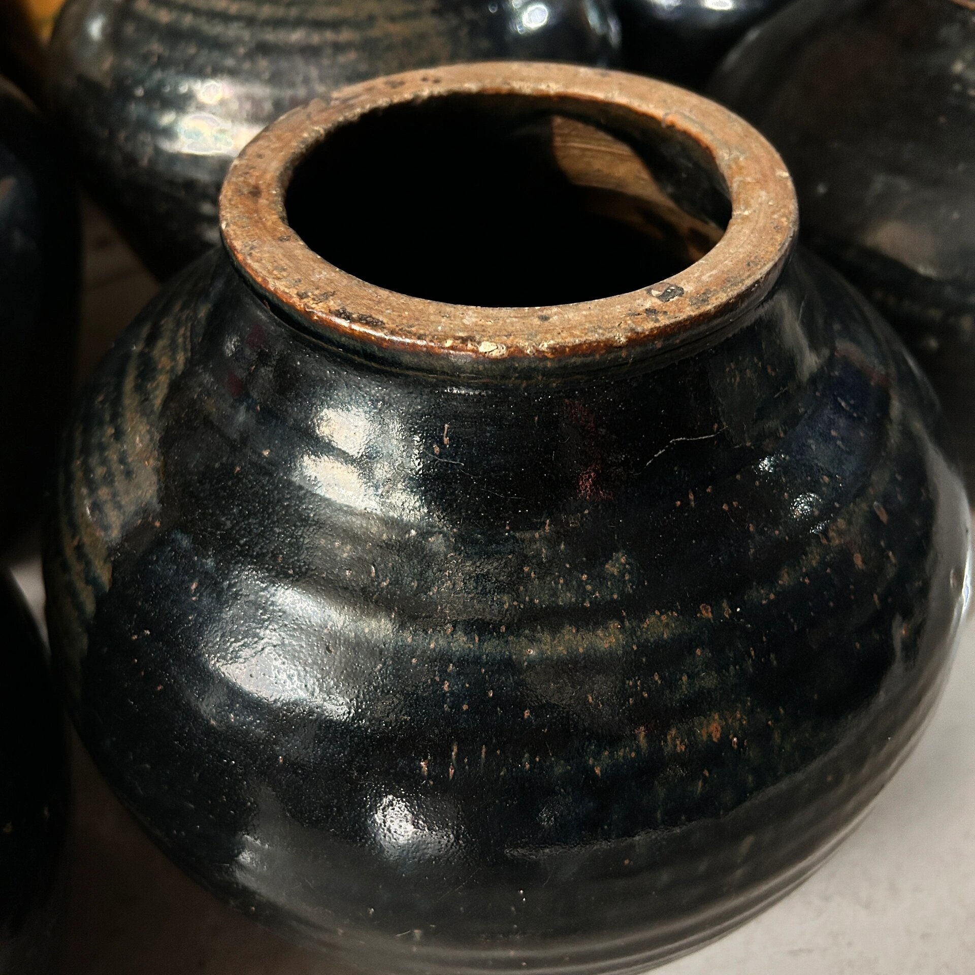 清代黑陶罐