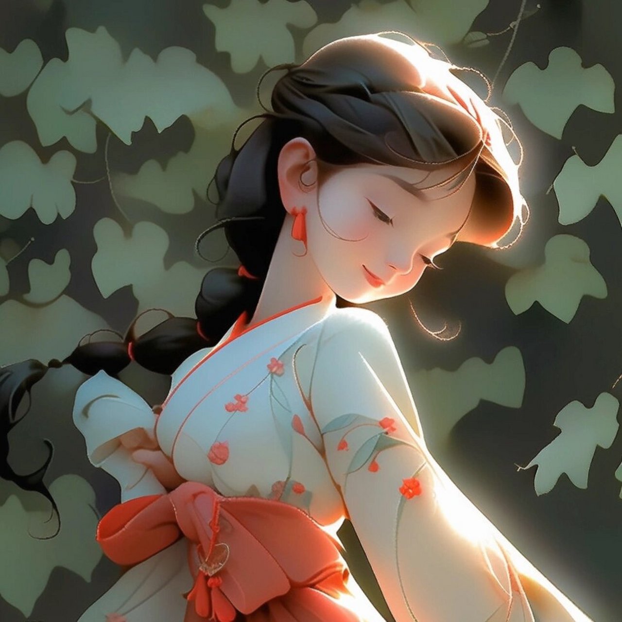 古风仕女头像丨绝代有佳人,幽居在空谷94 可可爱爱全是睫毛,古风