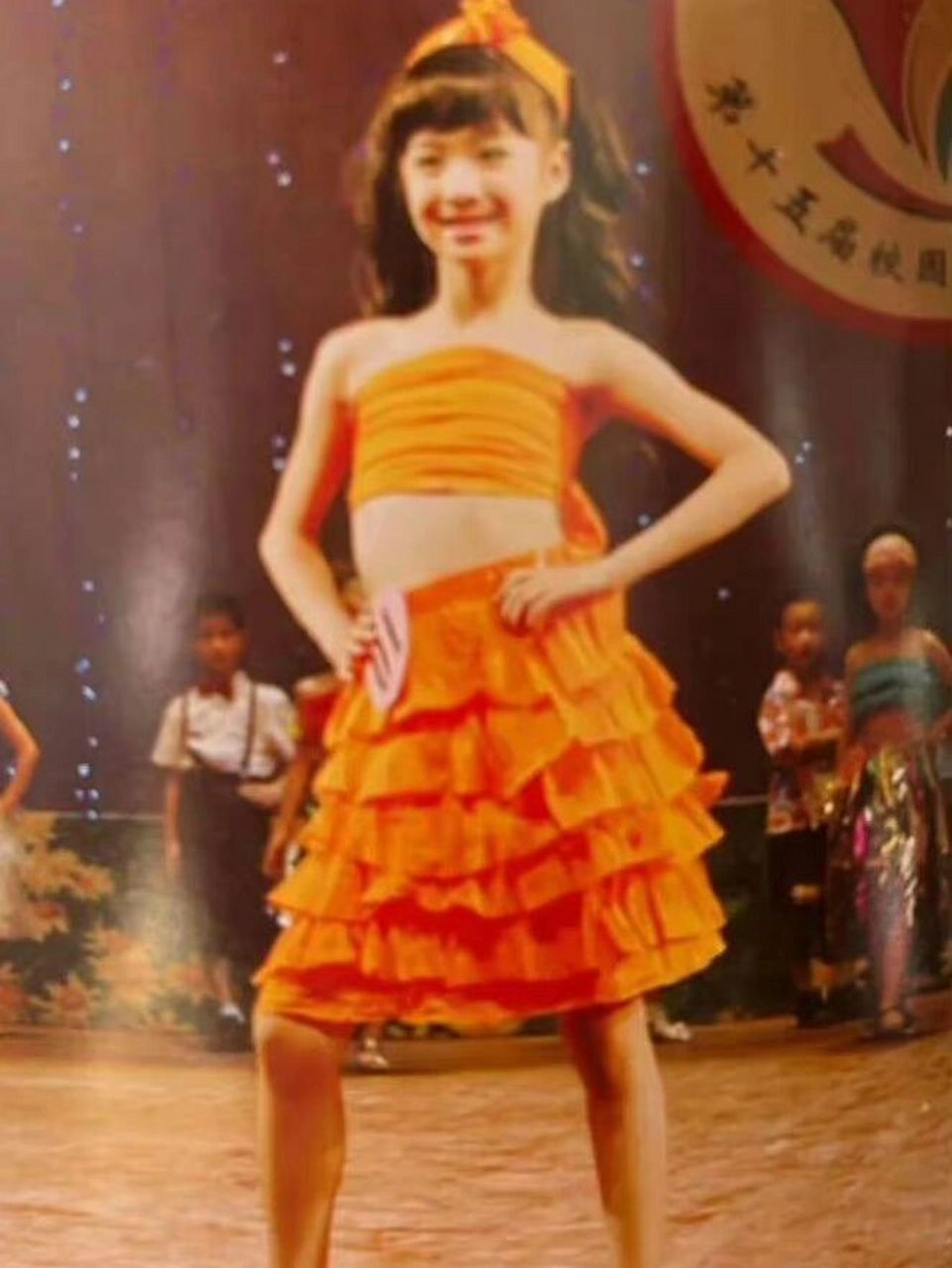 王楚然小时候就爱参加综艺,还有泳装秀95 #浪漫生活的记录者# #娱乐