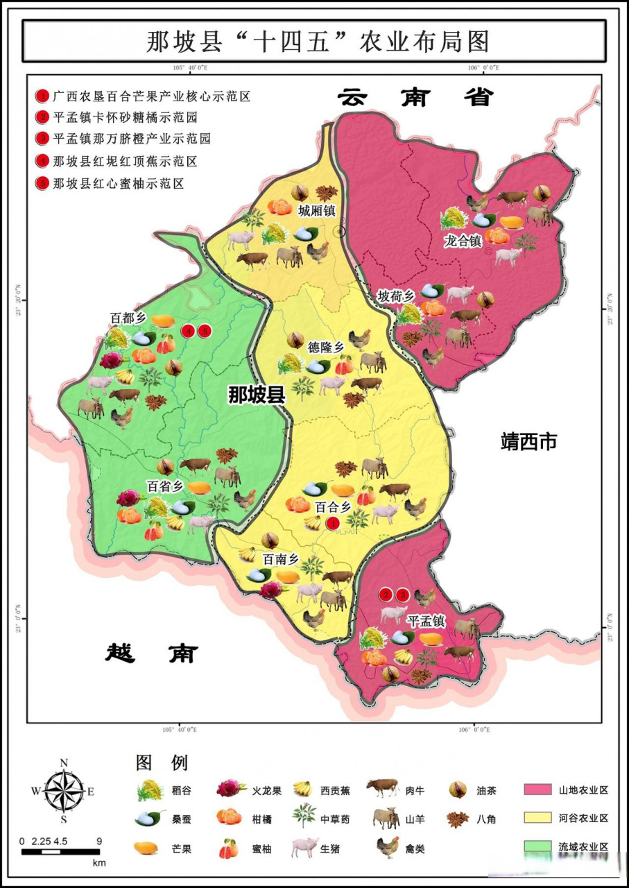 那坡县交通地图图片