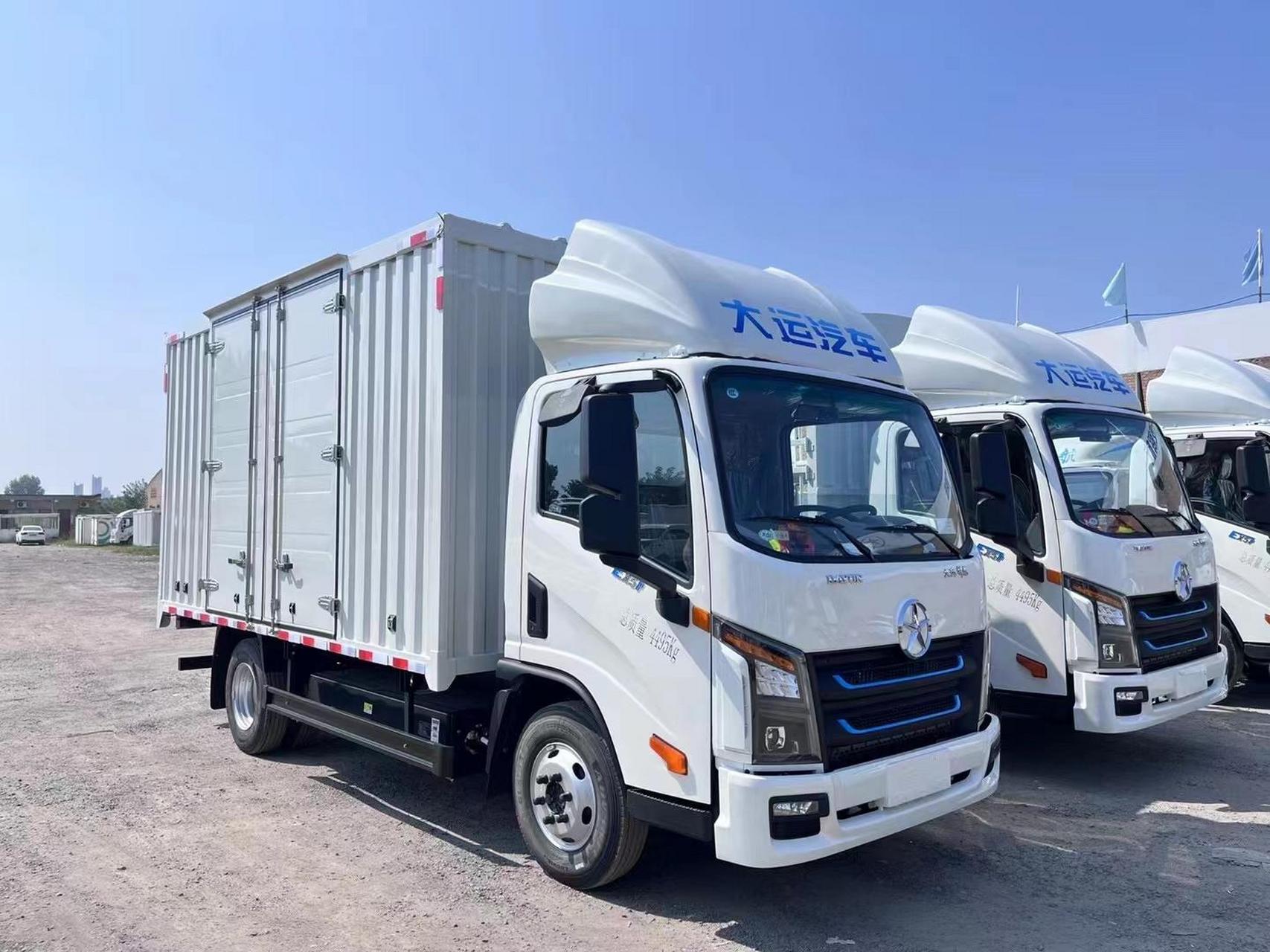 大运祥龙ex5是纯电动新能源轻卡,搭载宁德时代磷酸铁锂电池,可选81kwh