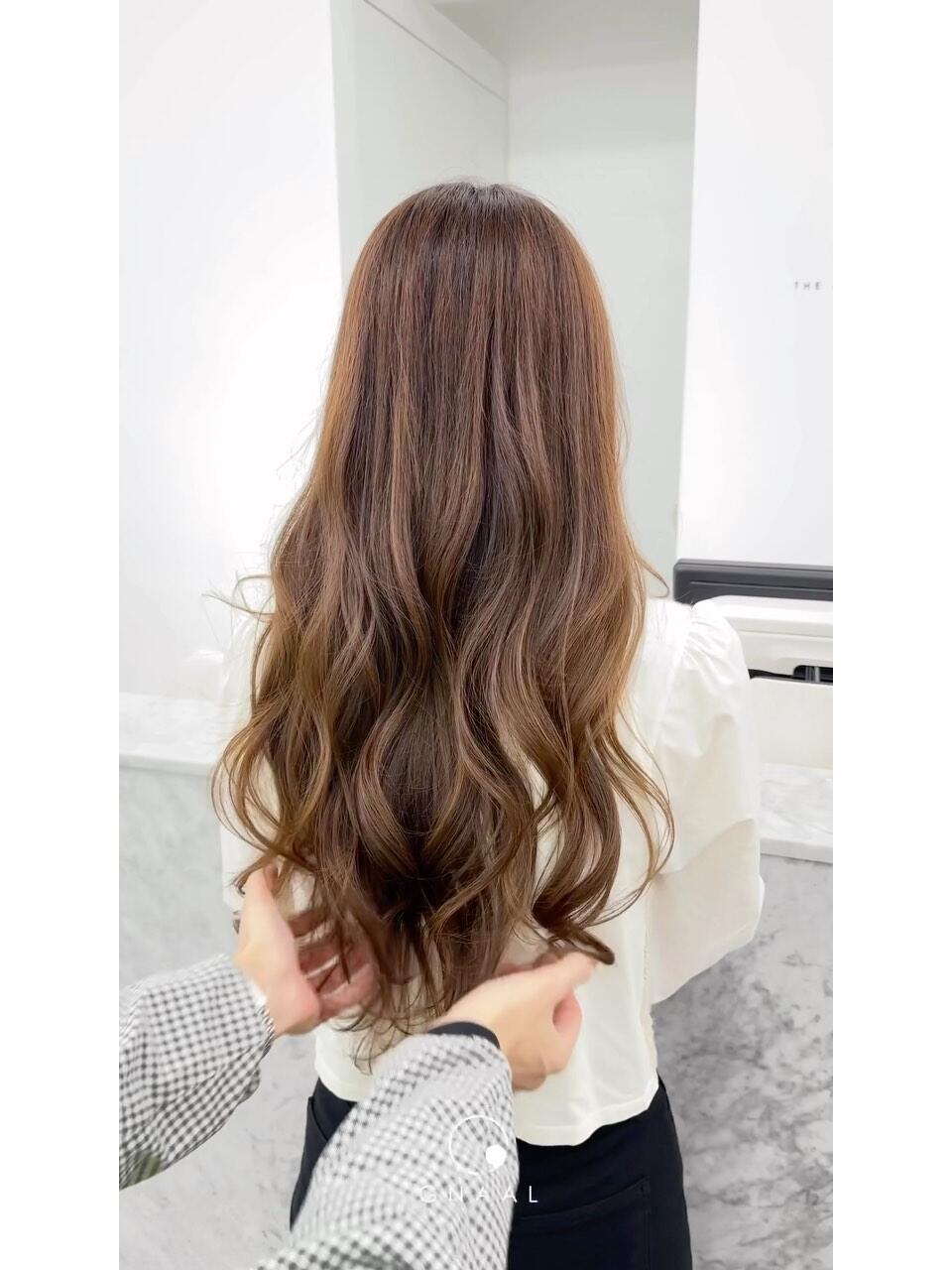 随意自然又好打理的发尾烫