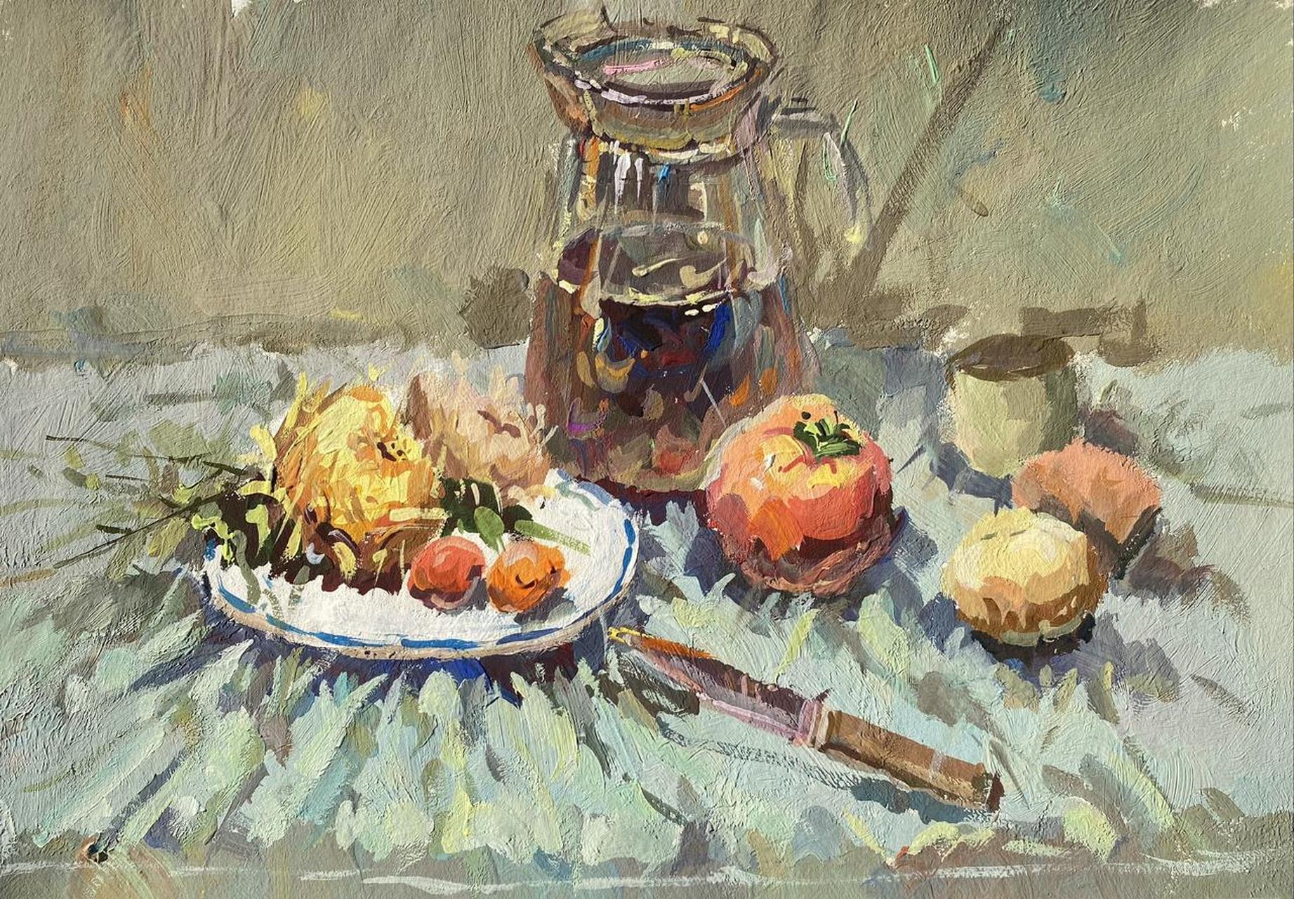 联考将近:北京美术联考色彩第一名宋明原同学色彩93分作品揭秘!