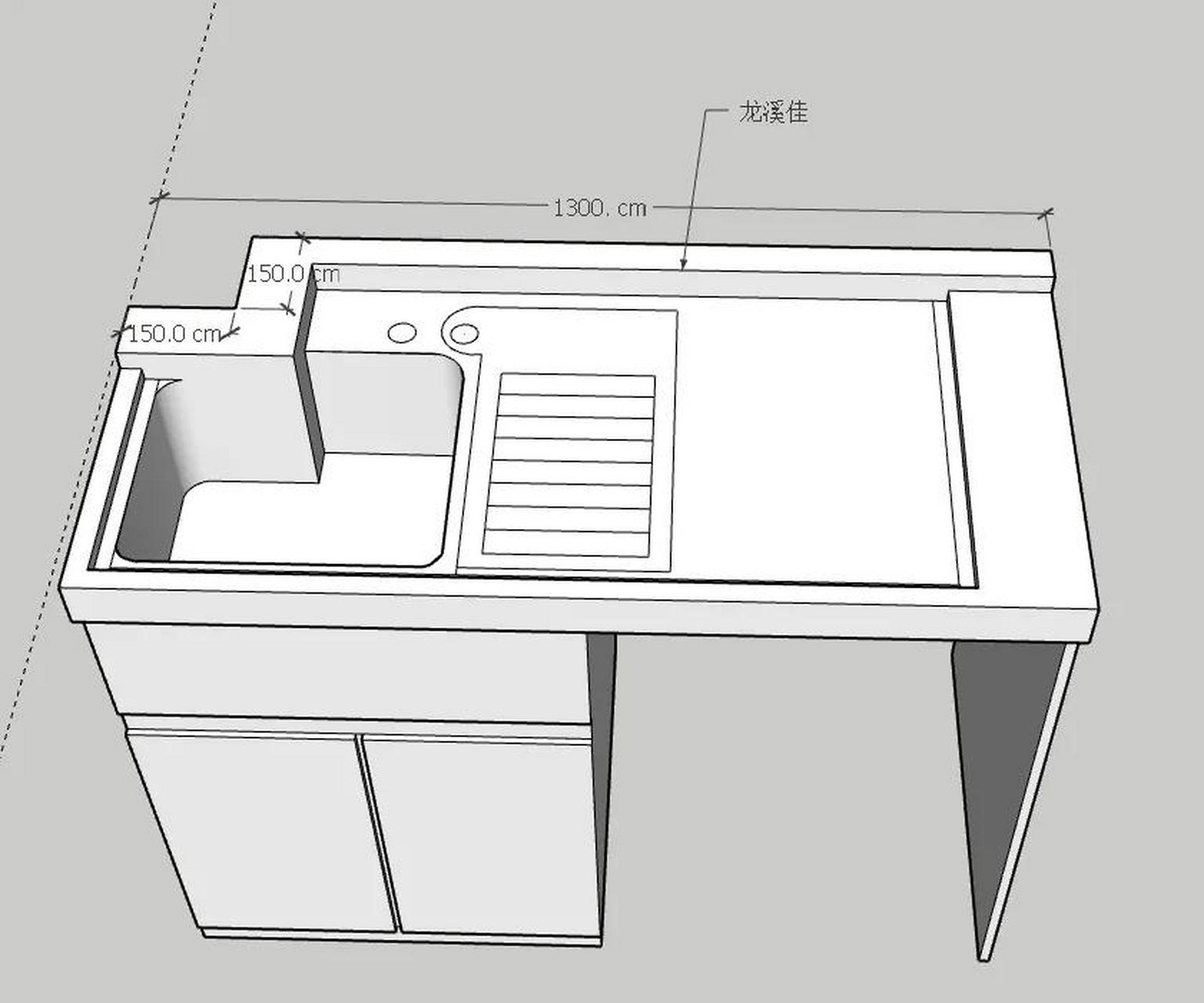 洗衣机台盆一体施工图图片