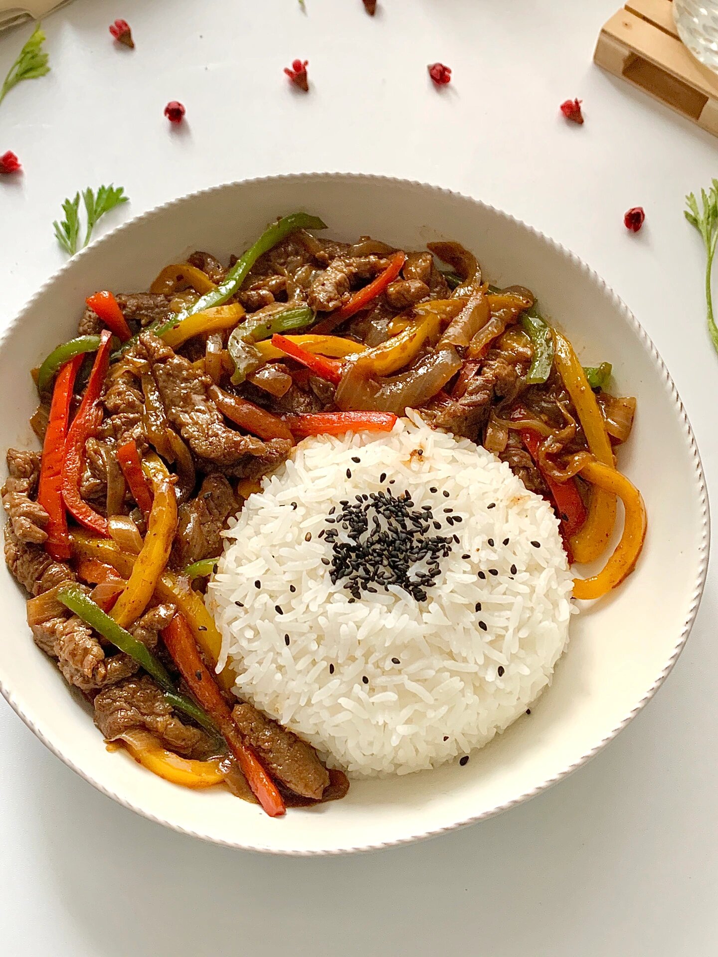 情人节美食99黑椒牛柳盖饭|平凡的幸福7815 情人节就到啦60