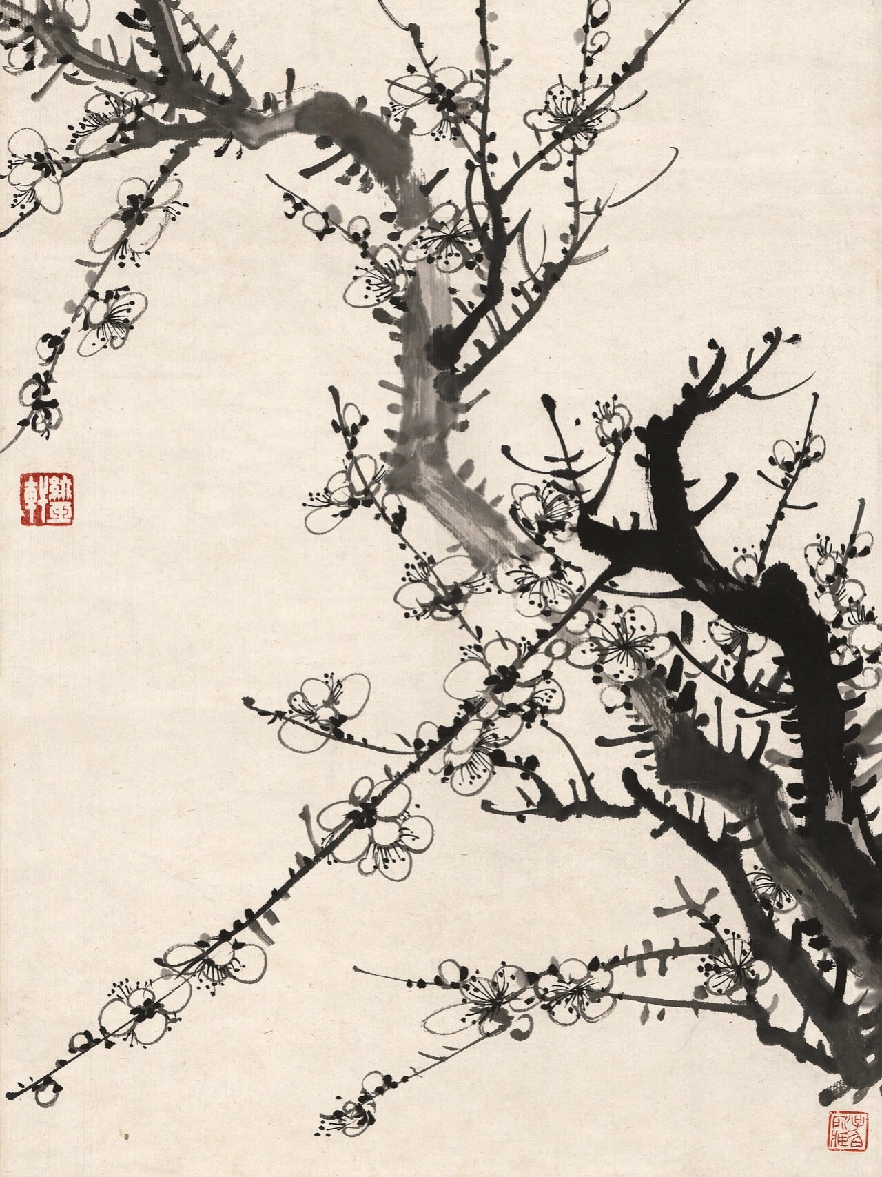 梅兰芳 墨梅图 梅兰芳(1894年10月22日-1961年8月8日),名澜,又名鹤鸣