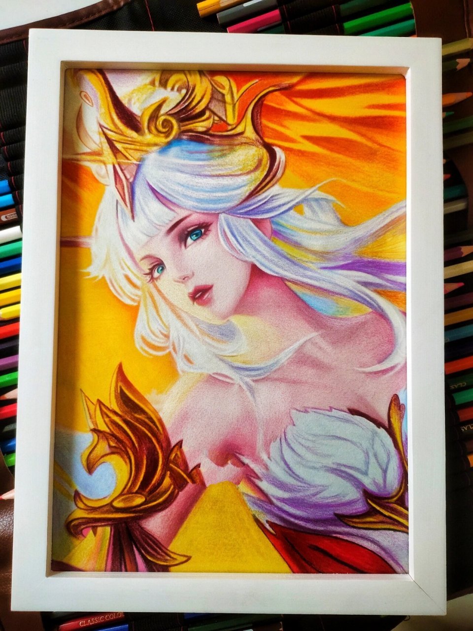 彩铅‖王昭君-凤凰于飞 99【彩铅】 王昭君-凤凰于飞 终于画好了,小