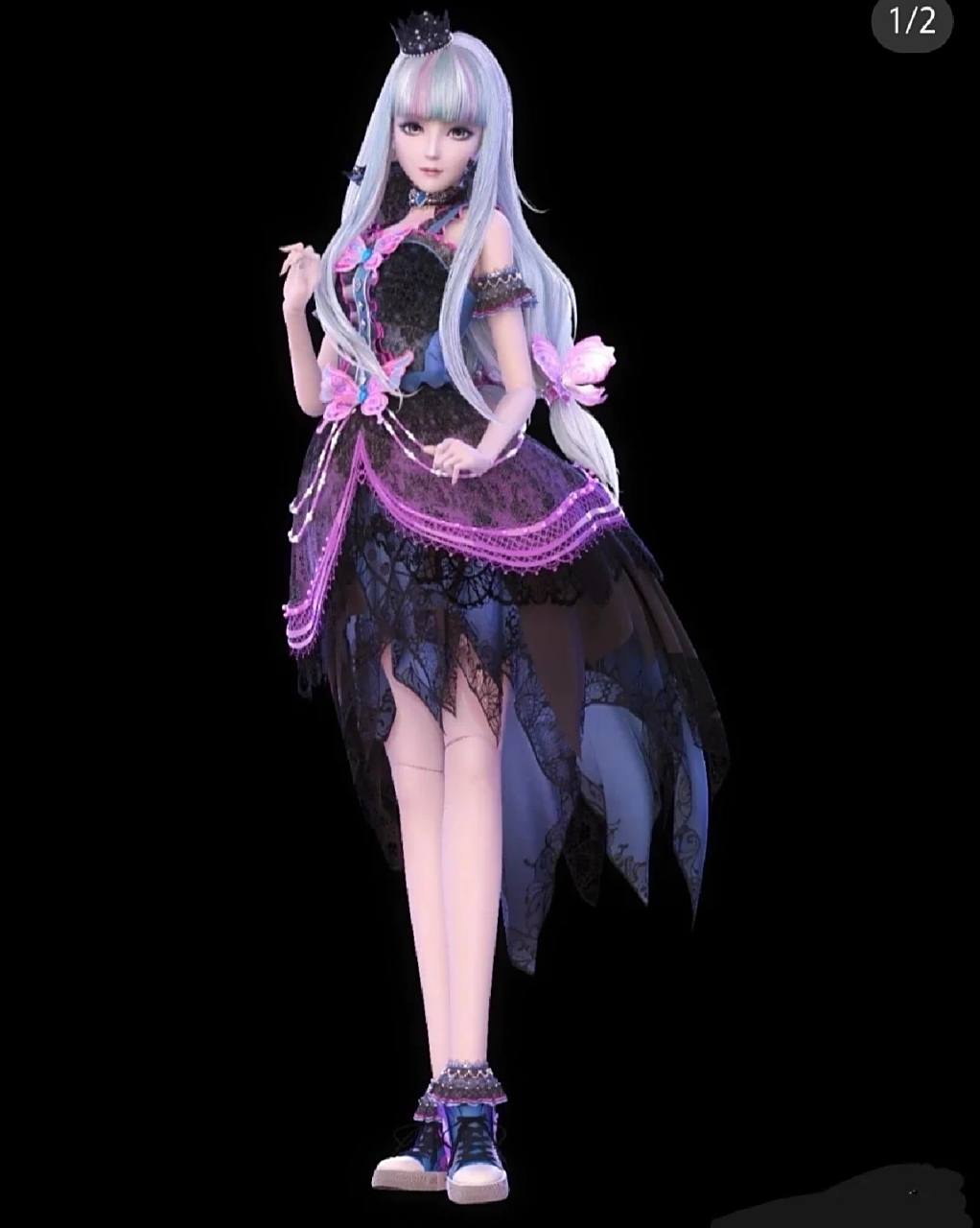 我截了一些图片,白光莹的9种形态,除素白外