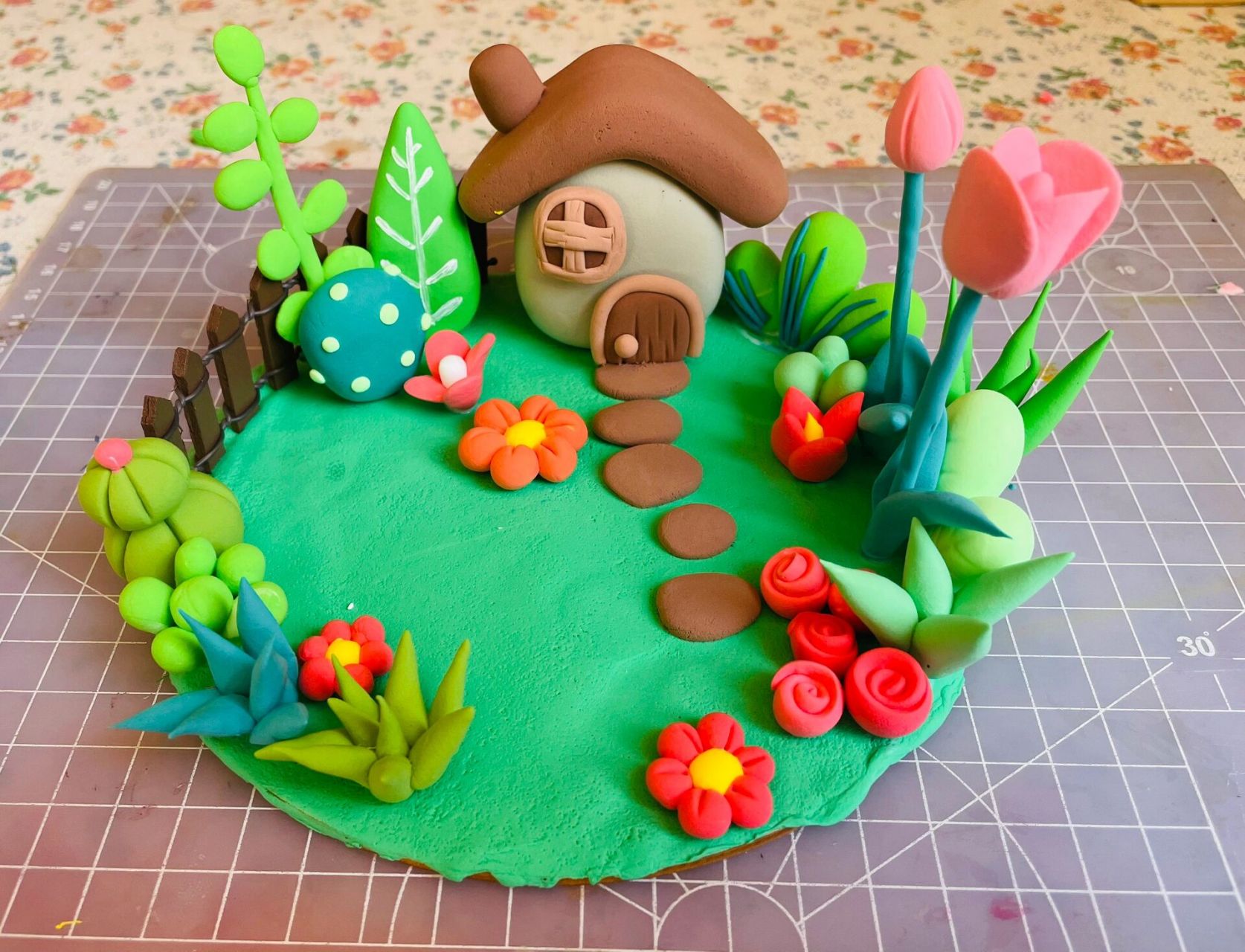 黏土 |房子|植物|黏土教程