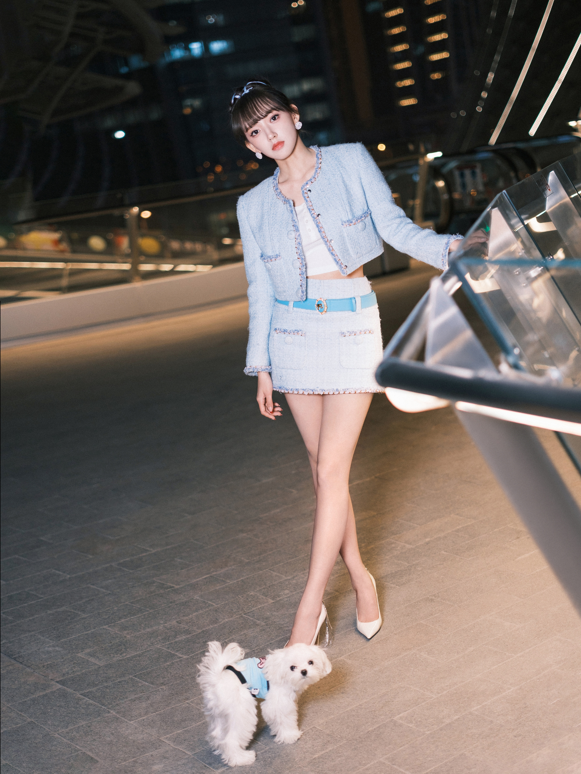 程潇高跟穿搭精选